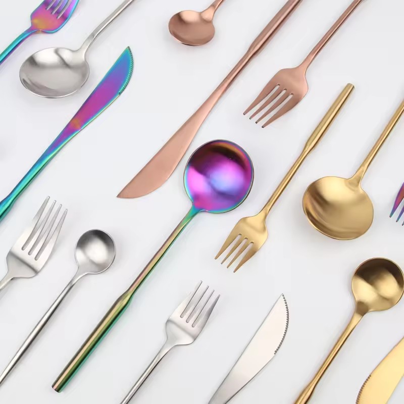 DINUO New European Creative Stainless Steel Knife, Fork, Spoon Tableware Gift Set JYDN-L-041