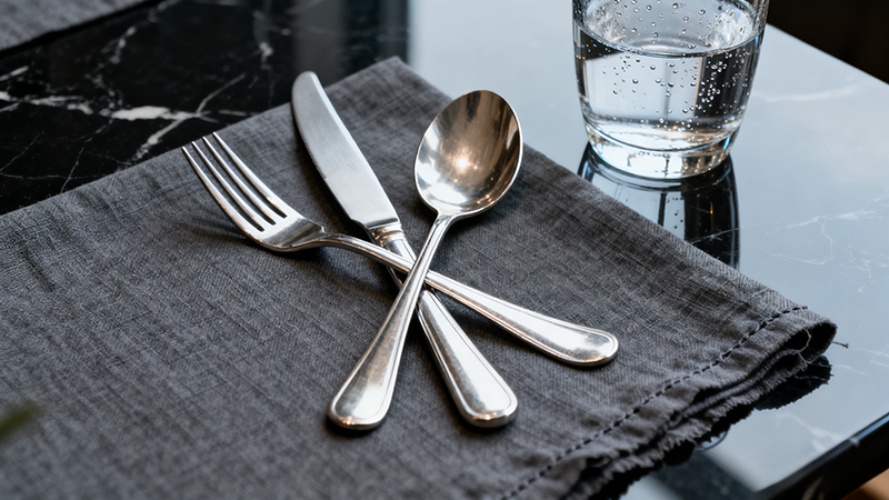 Stainless steel tableware series